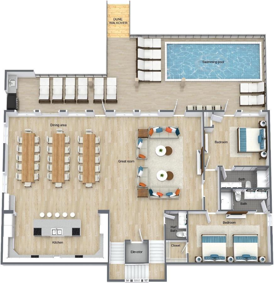 The Pearl Gulf Front W-Prvt Heated Pool, 12 Bdrm -12,5Bath Alvacationrentals Gulf Shores Eksteriør billede