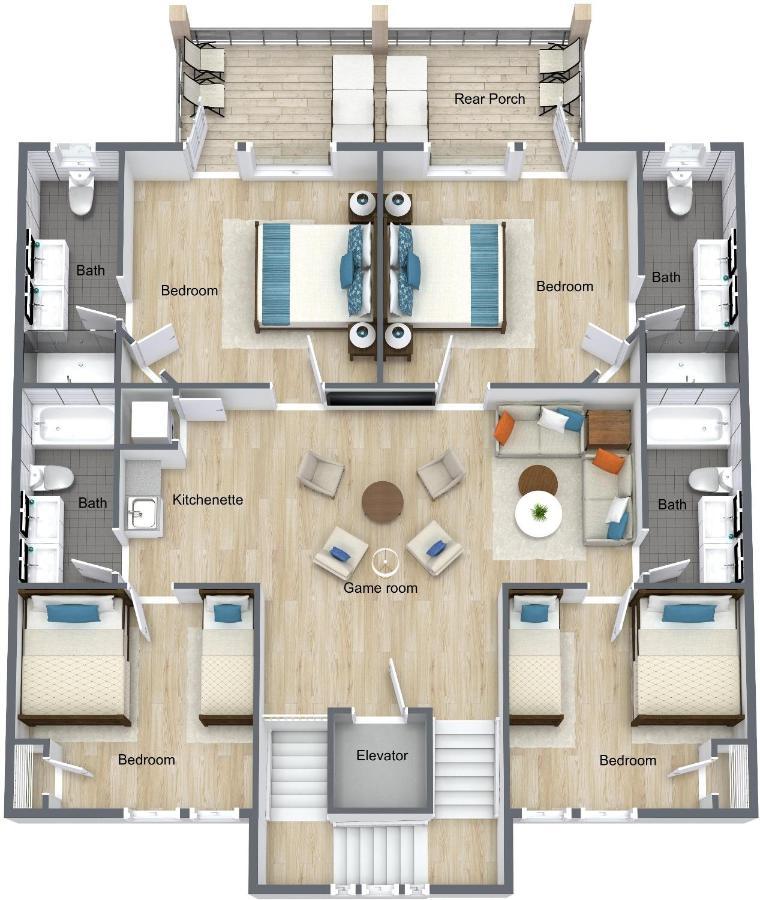 The Pearl Gulf Front W-Prvt Heated Pool, 12 Bdrm -12,5Bath Alvacationrentals Gulf Shores Eksteriør billede
